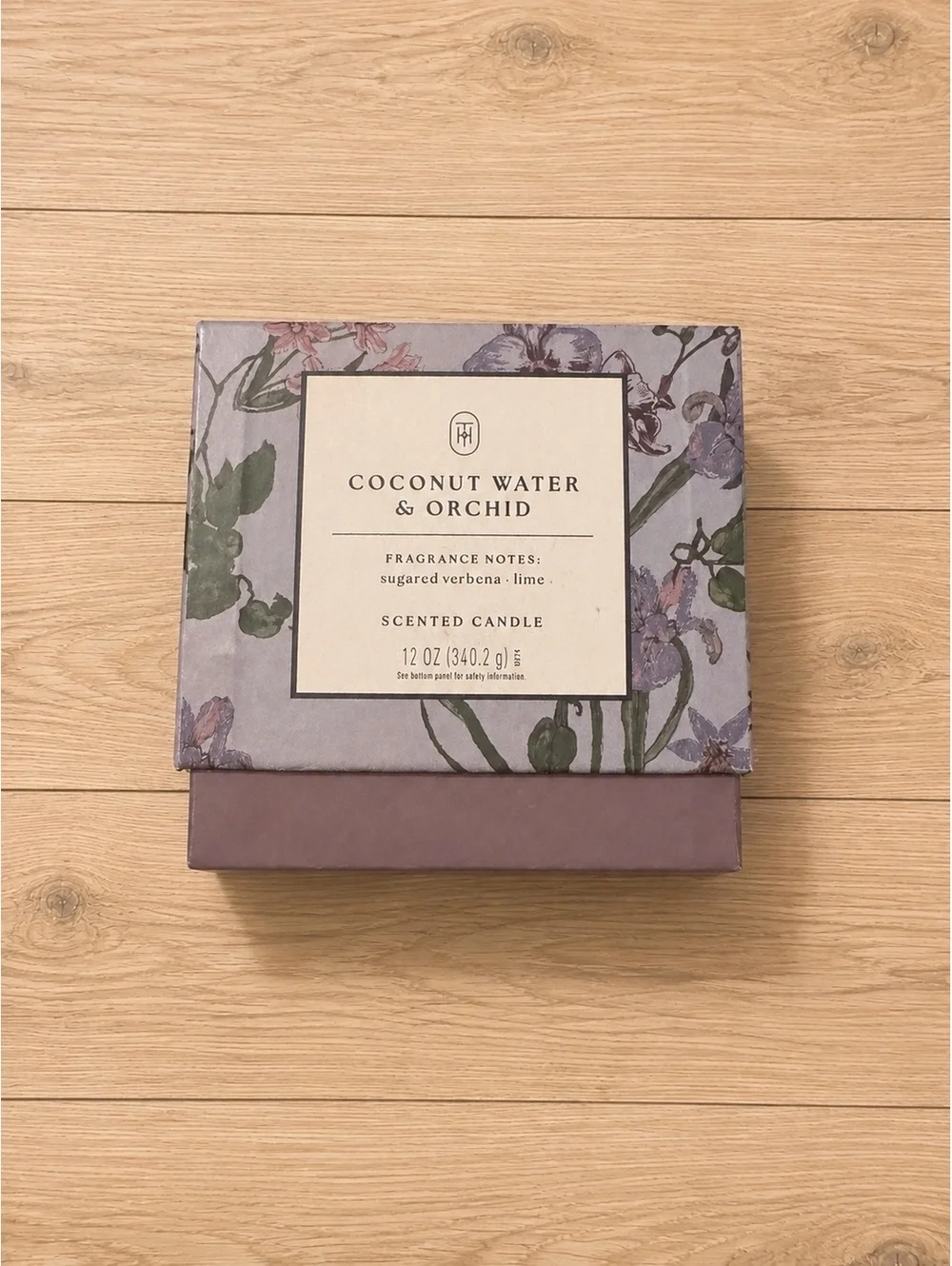 Coconut Water & Orchid Scented Candle 12 oz, new